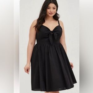 Torrid Bow Tie Skater Dress